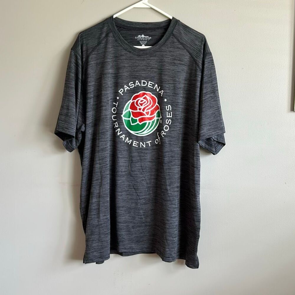 Pasadena Tournament of Roses Tshirt Gray Heather Sz XL Athletic Short Sleeve